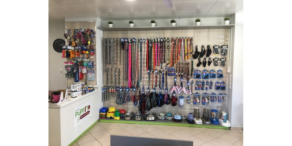 10-716 PET SHOP [Αγ. Μαρίνα] Σχεδιασμός και Υλοποίηση καταστήματος PUPPITO