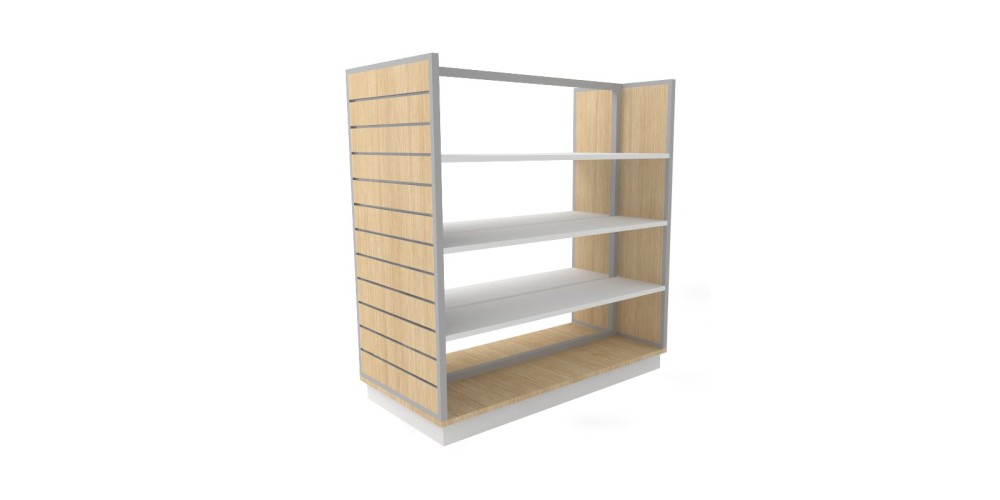 30-033 Γόνδολα με ράφια και πλαϊνά SLAT panel.