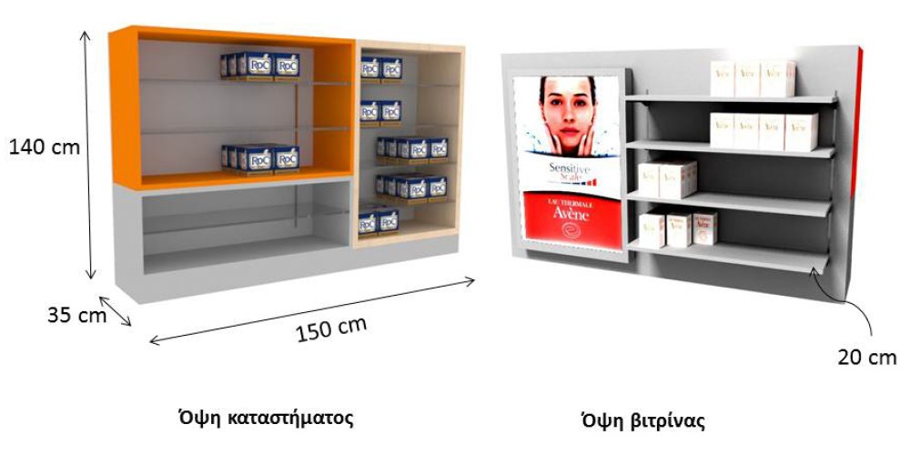 14-108 Εκθετήριο με σήμανση 