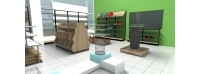 10-718 PET SHOP [Λεωφ. Λαυρίου 16χλμ] Σχεδιασμός & Υλοποίηση καταστήματος pet shop PETOCLOCK.