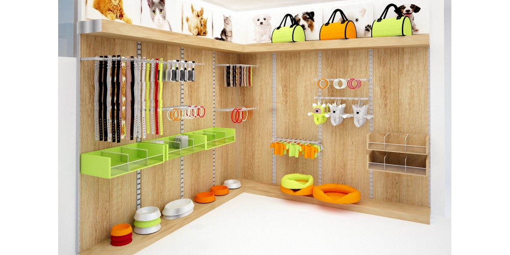 10-721 PET SHOP [Βύρωνας] Σχεδιασμός & Υλοποίηση  ανακαίνισης καταστήματος KIVOTOS. 